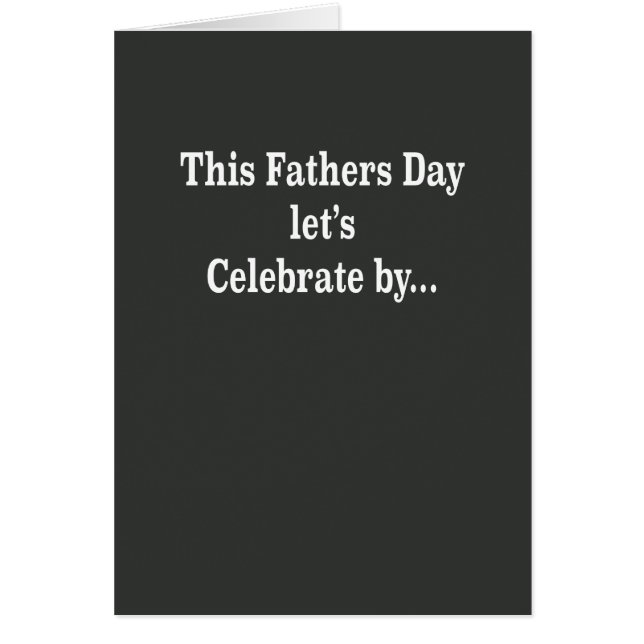 Funny Fathers Day Card (Front)