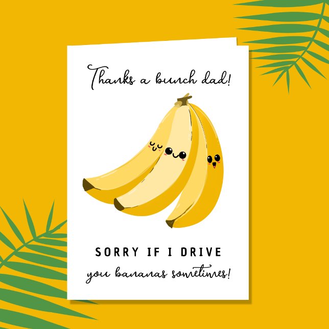 Funny Father's Day Card for Dad – Thanks a Bunch  (Creator Uploaded)