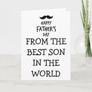 Funny Father's Day Card from Son