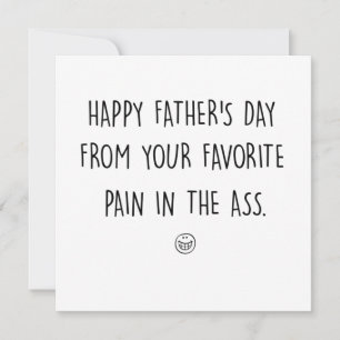 Funny Fathers Day Card Gift