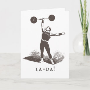 Funny Father's Day Card Vintage Humour Template