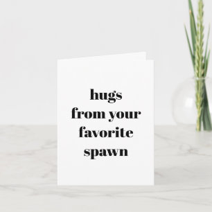 Funny Father's Day Card - White
