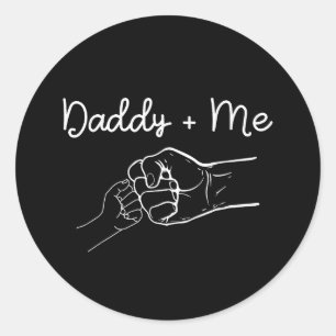 Funny Father's Day Classic Round Sticker