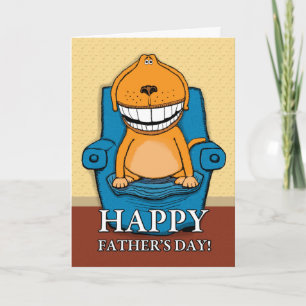 Funny Father's Day: Favourite Chair Card