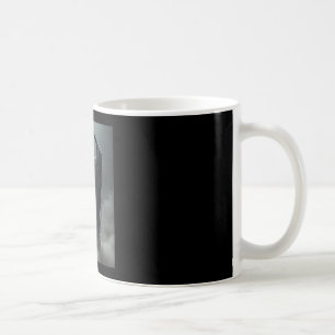 Funny fathers day ghost heart hands scary face coffee mug