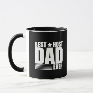 Funny Fathers Day gift idea Best host dad ever Mug