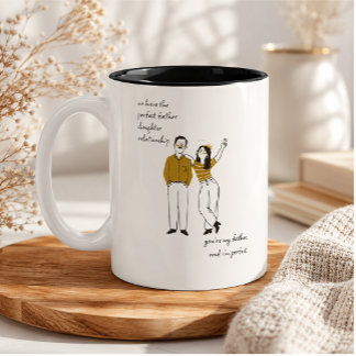 Funny Father's Day gift Two-Tone Coffee Mug
