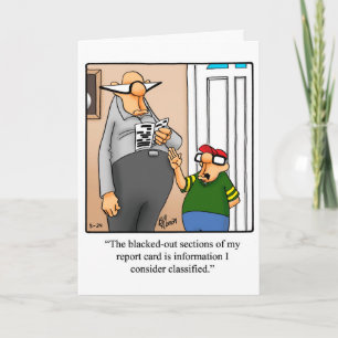 Funny Father's Day Humor Greeting Card