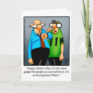 Funny Father's Day Humour Greeting Card