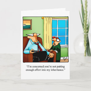 Funny Father's Day Humour Greeting Card