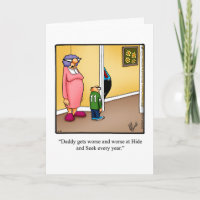 Funny Father's Day Humour Greeting Card