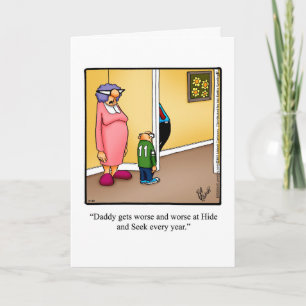 Funny Father's Day Humour Greeting Card