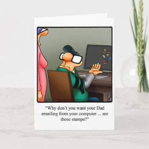 Funny Father's Day Humour Greeting Card