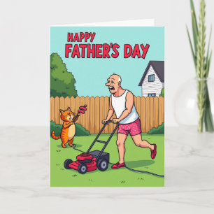 Funny Fathers Day Lawn Card
