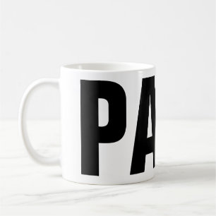 Funny Father's Day mug for dad PAPA cup