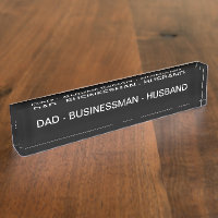 Funny Father's Day Office Decoration Plaque