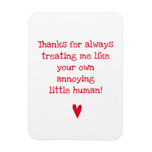 Funny Father's Day Quote for Bonus Dad Magnet