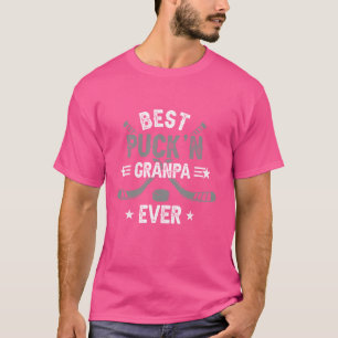 Funny Father's Day Shirt Best Puck'n Granpa Ever H