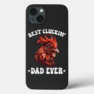 Funny Father's Day Tee For Chicken Farmer iPhone 13 Case