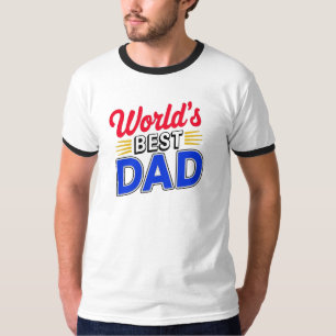 FUNNY Father's Day WORLD'S BEST DAD T-Shirt