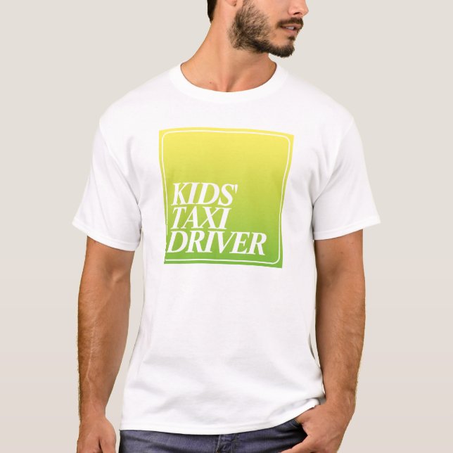 Funny Father's T-shirt | Kids' taxi driver  (Front)