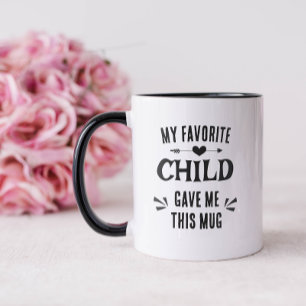 Funny Favourite Child Mug
