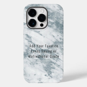 Funny Favourite Saying Marble Geode Glitter Case-Mate iPhone 14 Pro Case