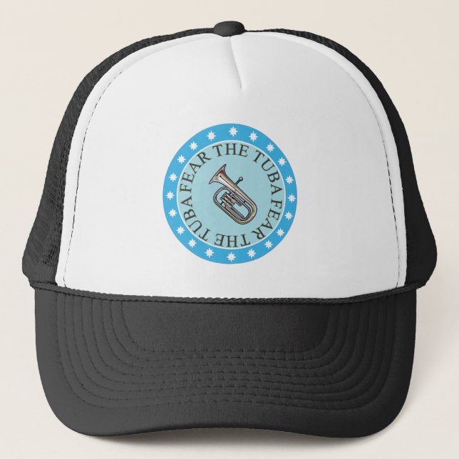 Funny Fear The Tuba Hat (Front)