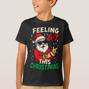 Funny Feeling 67 This Christmas Six Seven Meme Kid T-Shirt