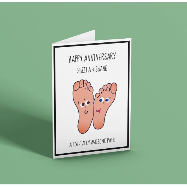Funny Feet Anniversary  Card (Creator Uploaded)