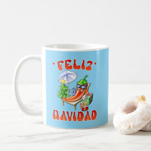 Funny Feliz Navidad Cute Christmas Chilli Coffee Mug