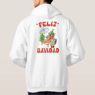 Funny Feliz Navidad Cute Christmas Chilli Hoodie