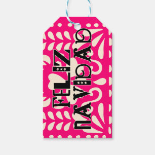Funny feliz navidad gift tags