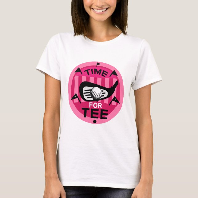 Funny Female Golfers Pros Golfing Fanatics Sports T-Shirt (Front)