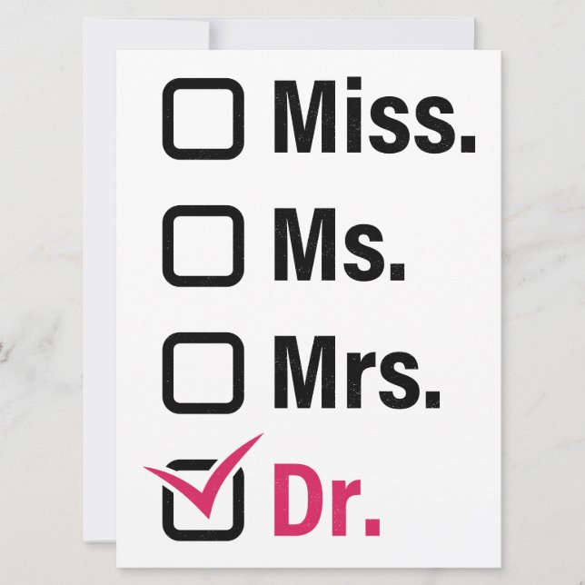 Funny Female PhD/MD Anti-Patriarchy Graduation (Front)