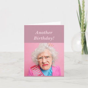 Funny Feminine Birthday Age Humour All Nighters Card