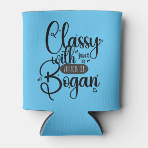 Funny, feminine stubbie cooler for bogan women