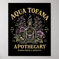 Funny Feminist Aqua Tofana Apothecary Vintage Wome