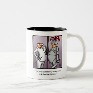 Funny Fencing Humour Mug Gift