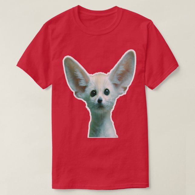 Funny Fennec Fo Meme 2038  T-Shirt (Design Front)