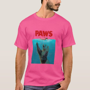 Funny Ferret Gift For Him or Her , Fun PAWS Pet Fe T-Shirt
