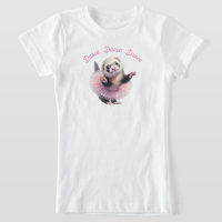 Funny Ferret in a Tutu Doing Ballet