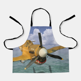 Funny & Festive Cat Pilot Apron - Size Small