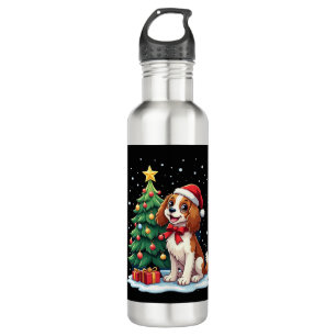 Funny Festive Dog Costume with decorated Christmas 710 Ml Water Bottle