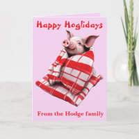 Funny Festive Pigs in Blankets Christmas Animal Lo