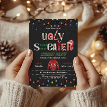 Funny Festive Ugly Sweater Christmas Party