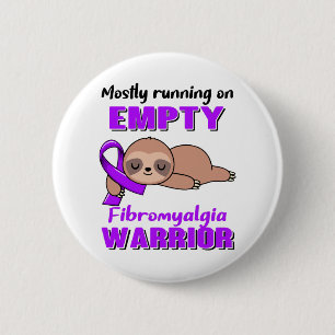 Funny Fibromyalgia Awareness Gifts 6 Cm Round Badge