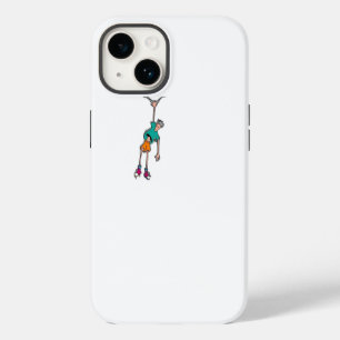Funny Fido Dido Hanging Character iPhone 14 Case