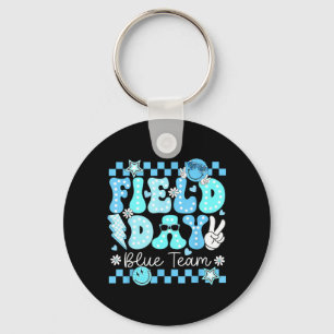 Funny Field Day Blue Team Field Trip Matching Key Ring