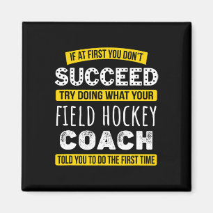 Funny Field Hockey Coach Thank You Gift Appreciati Magnet